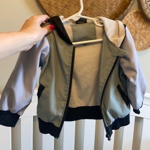 Little Bipsy Zip Up Hoodie- Water resistant like fabric